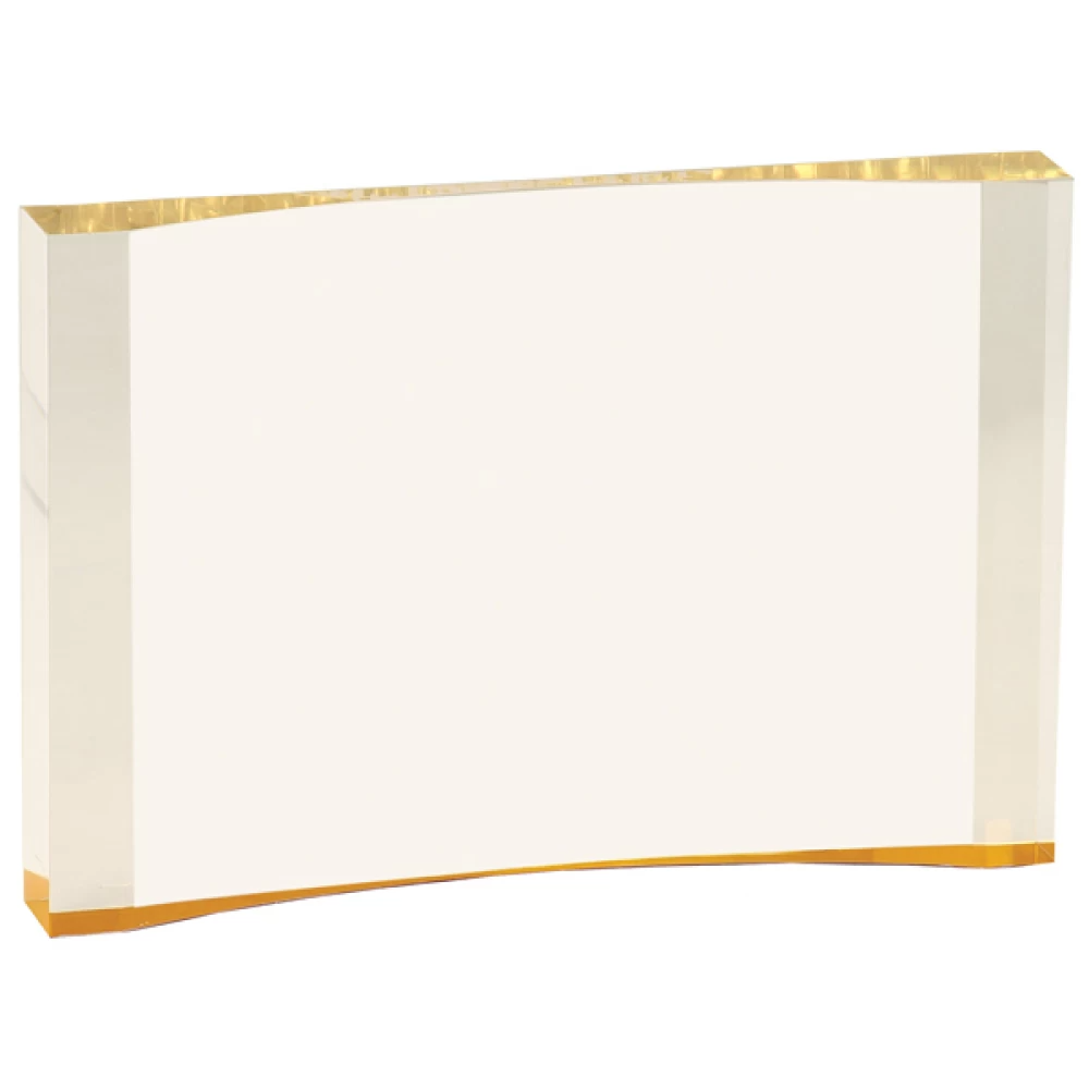 Gold Color Accent Acrylic Crescent